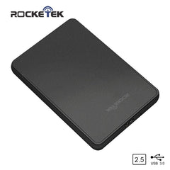 Rocketek HDD Case 2.5 inch SATA to USB 3.0 SSD Adapter Hard Disk Drive Box External HDD Enclosure for Notebook Desktop PC - emixco