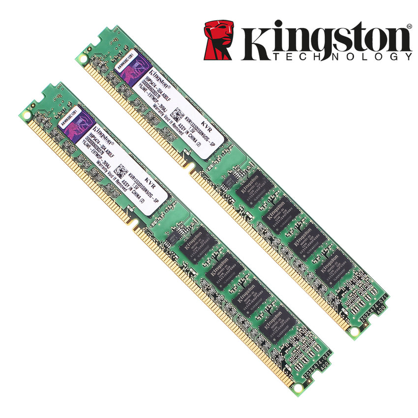 Kingston memoria ram ddr 3  ddr3 4GB 2GB DDR 3 8Gb PC3-10600 PC3-12800  DDR 3 1333MHZ 1600MHZ for desktop - emixco