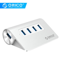 ORICO USB 3.0 HUB New Mac Design Mini High Quality High Speed  Aluminum 4 Port USB HUB Splitter With Data Cable(M3H4) - emixco
