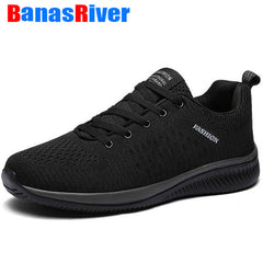 New Four Seasons Mesh Men Flats Casual Shoes Comfortable With Plush Warm Light Breathable Walking Sneakers Outdoor Big Size 48 - emixco