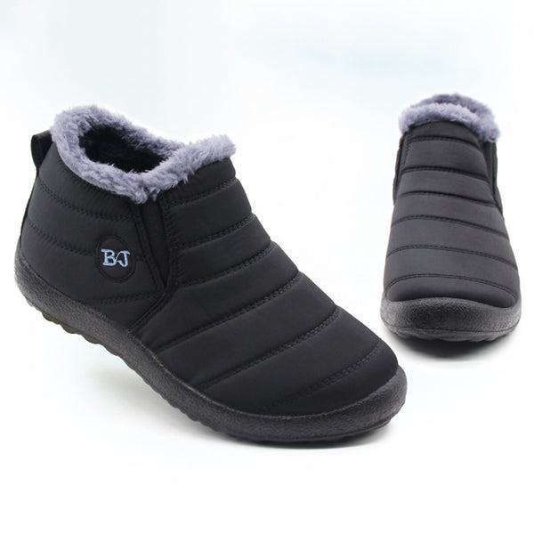 Men Boots Lightweight Winter Shoes For Men Snow Boots Waterproof Winter Footwear Plus Size 47 Slip On Unisex Ankle Winter Boots - emixco