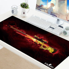 Large Game Mouse Pad Mat Laptop Gaming Mousepad Anti-slip Natural Rubber Grande Gamer Mouse Pad Fashion Office Desk Computer Pad - emixco