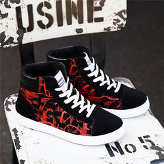 Super Hot Spring and Autumn Men Boots Comfortable Quality High Top Shoes Men New Casual Shoes Botas Breathable Masculinas - emixco