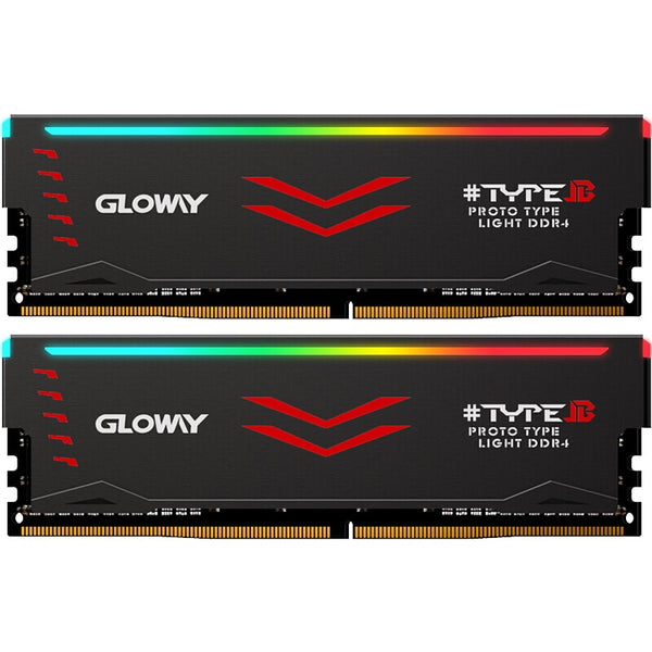 Gloway  Type B series DDR4 8gb*2 16gb 3000mhz  3200mhz RGB RAM for gaming desktop dimm with high performance memoria ram - emixco