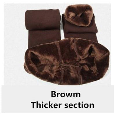 2020 New Fashion 8 Colors Winter Leggings Women's Warm Leggings High Waist Thick Velvet Legging Solid All-Match Sexy Leggings - emixco