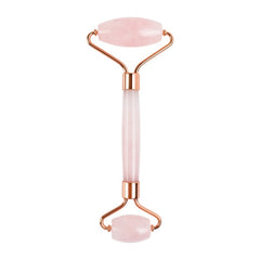 Natural Rose Jade roller Face Massage Crystal Stone Jade Massager Crystal Roller Skin Face Roller Wrinkle Removal Massage Roller - emixco