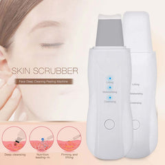 Vibrate Deep Face Cleaning Skin Scrubber Vibration Remove Dirt Blackhead Reduce Wrinkles and Spot Facial Lifting Peeling Tool - emixco