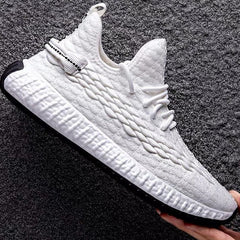 Fashion Men Sneakers Mesh Casual Shoes Lac-up Men Shoes Lightweight Vulcanize Shoes Walking Sneakers Zapatillas Hombre - emixco