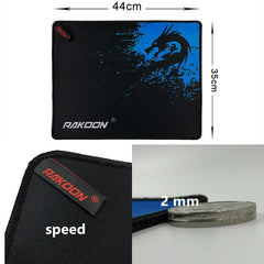 Blue Dragon Large Gaming Mouse Pad Lockedge Mouse Mat For Laptop Computer Keyboard Pad Desk Pad For Dota 2 Warcraft Mousepad - emixco