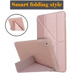 Case for iPad Mini 3 2 1 Case PU Leather Silicone Soft Back Cover with Trifold Stand Auto Sleep Smart Cover for iPad Mini2 Funda - emixco