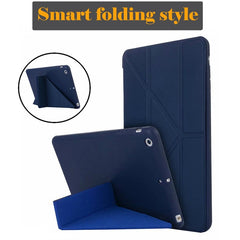 Case for iPad Mini 3 2 1 Case PU Leather Silicone Soft Back Cover with Trifold Stand Auto Sleep Smart Cover for iPad Mini2 Funda - emixco