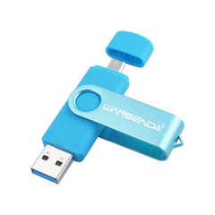 New Usb 3.0 Wansenda OTG USB flash drive for SmartPhone/Tablet/PC 8GB 16GB 32GB 64GB 128GB 256GB Pendrive High speed pen drive - emixco