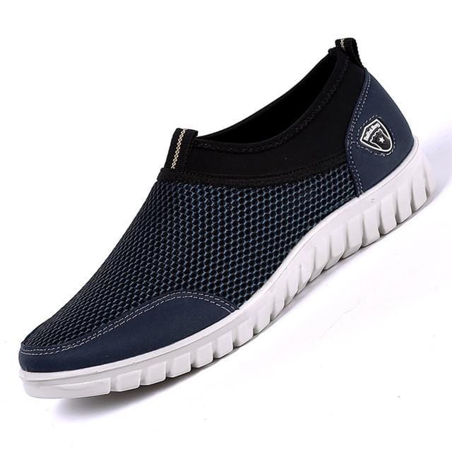 2019 New Men Casual Shoes Sneakers Summer Mesh Breathable Comfortable Men Shoes Loafers Footwears Slipon Walking Big Size 38-48 - emixco