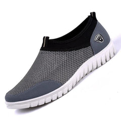 2019 New Men Casual Shoes Sneakers Summer Mesh Breathable Comfortable Men Shoes Loafers Footwears Slipon Walking Big Size 38-48 - emixco