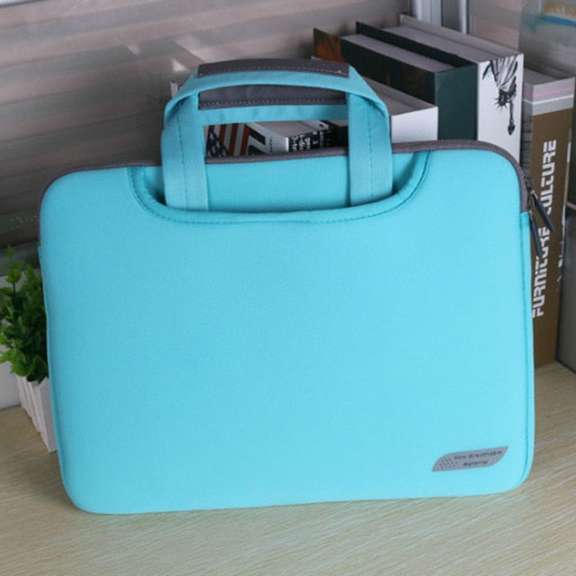 DOWSWIN Laptop Bag Case for Macbook Air Pro Retina 13 15 Laptop Sleeve 15.6 Notebook Bag For Dell Acer Asus HP Business Handbag - emixco