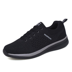 UEXIA Shoes for Men Summer Mesh Men Sneakers Lace Up Low Top Hollow Footwear Breathable Sale Sport Trainers Zapatillas Hombre - emixco