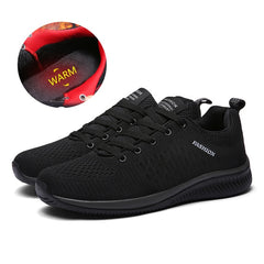 UEXIA Shoes for Men Summer Mesh Men Sneakers Lace Up Low Top Hollow Footwear Breathable Sale Sport Trainers Zapatillas Hombre - emixco