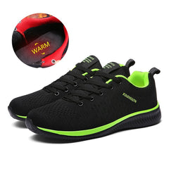 UEXIA Shoes for Men Summer Mesh Men Sneakers Lace Up Low Top Hollow Footwear Breathable Sale Sport Trainers Zapatillas Hombre - emixco