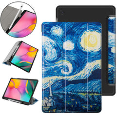 Case for Samsung Galaxy Tab A 2019 SM-T510 SM-T515 T510 T515 Tablet cover Stand Case for Tab A 10.1'' 2019 tablet case+gift - emixco