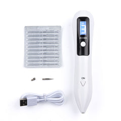 9 level LCD Face Skin Dark Spot Remover Mole Tattoo Removal Laser Plasma Pen Machine Facial Freckle Tag Wart Removal Beauty Care - emixco