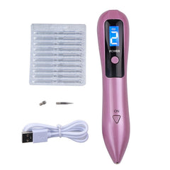 9 level LCD Face Skin Dark Spot Remover Mole Tattoo Removal Laser Plasma Pen Machine Facial Freckle Tag Wart Removal Beauty Care - emixco