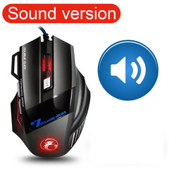 Gaming Mouse Computer Game Mouse Ergonomic Wired Gamer Mice 5500 DPI Silent Mouse Optical Backlight PC Mause 7 Button For Laptop - emixco