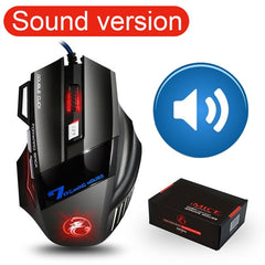 Gaming Mouse Computer Game Mouse Ergonomic Wired Gamer Mice 5500 DPI Silent Mouse Optical Backlight PC Mause 7 Button For Laptop - emixco