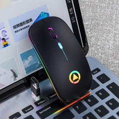 Rechargeable Mouse Wireless Silent LED Backlit Mice  USB Optical Ergonomic Gaming Mouse PC Computer Mouse For Laptop Computer PC - emixco