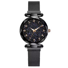 Luxury Women Watches Magnetic Starry Sky Female Clock Quartz Wristwatch Fashion Ladies Wrist Watch reloj mujer relogio feminino - emixco
