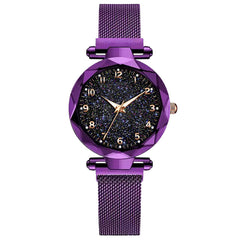 Luxury Women Watches Magnetic Starry Sky Female Clock Quartz Wristwatch Fashion Ladies Wrist Watch reloj mujer relogio feminino - emixco