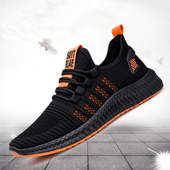 2019 New Mesh Men Sneakers Casual Shoes Lac-up Men Shoes Lightweight Comfortable Breathable Walking Sneakers Zapatillas Hombre - emixco