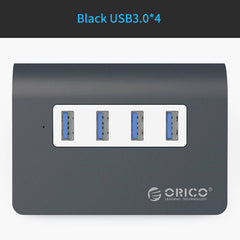 ORICO USB 3.0 HUB New Mac Design Mini High Quality High Speed  Aluminum 4 Port USB HUB Splitter With Data Cable(M3H4) - emixco
