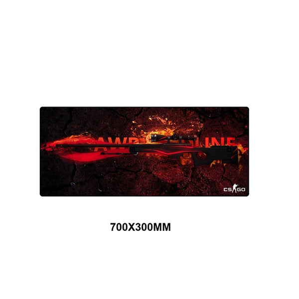 Large Game Mouse Pad Mat Laptop Gaming Mousepad Anti-slip Natural Rubber Grande Gamer Mouse Pad Fashion Office Desk Computer Pad - emixco