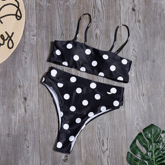 Solid High Waist Bikini Set Sexy Leopard Bikinis Women Snake Print Bathing SuitSwimsuit  2020 New Swimwear Summer Beachwear - emixco