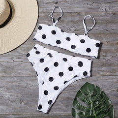 Solid High Waist Bikini Set Sexy Leopard Bikinis Women Snake Print Bathing SuitSwimsuit  2020 New Swimwear Summer Beachwear - emixco