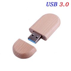 JASTER USB 3.0 High speed LOGO wooden+Box Personal LOGO customer pendrive 8GB 16GB 32GB 64GB usb Flash Drive pen drive U disk - emixco