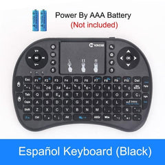 VONTAR i8 Wireless Keyboard Russian English Hebrew Version i8+ 2.4GHz  Air Mouse Touchpad Handheld for Android TV BOX  Mini PC - emixco