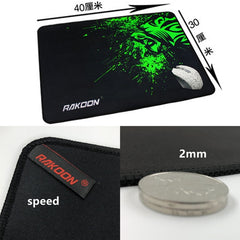 Green Print Large Gaming Mouse Pad Anti-slip Natural Rubber Mouse Mat Keyboard Pad Desk Mat For Laptop Computer Gamer Mousepad - emixco