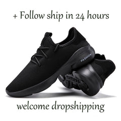 Men Shoes Light Sneakers Men Breathable Jogging Shoes for Men Rubber Tenis Masculino Adulto Plus 35 46 48 DropShipping - emixco