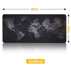 Gaming Mouse Pad Computer Mousepad Large Mouse Pad Gamer RGB World Map Big Mouse Carpet PC Desk RGB Mat - emixco