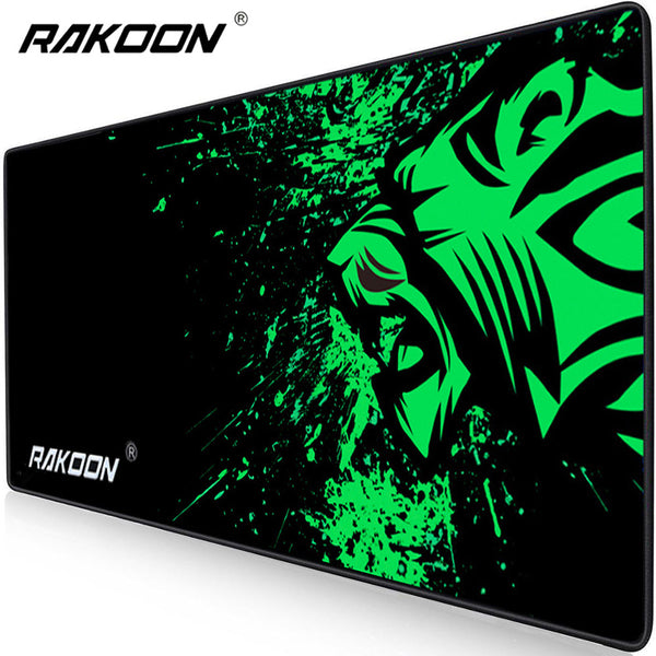 Rakoon Extra Large Mouse Pad Big Computer Gaming Mousepad Anti-slip Natural Rubber with Locking Edge Gaming Mouse Mat - emixco