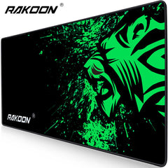 Rakoon Extra Large Mouse Pad Big Computer Gaming Mousepad Anti-slip Natural Rubber with Locking Edge Gaming Mouse Mat - emixco