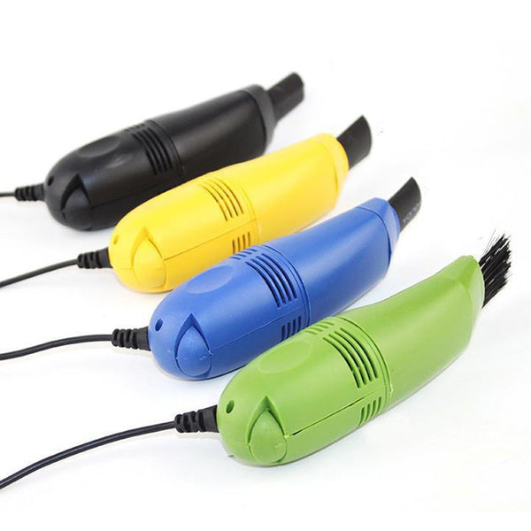 Mini Computer Keyboard Office Computer Cleaners Keyboard Brush Clean Computer Tools Vacuum Cleaner USB Dust Cleaner Portable - emixco
