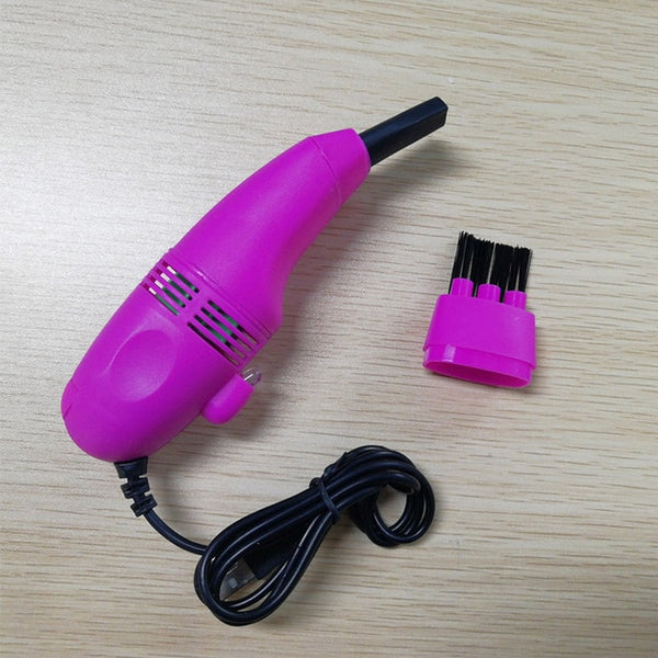 Mini Computer Keyboard Office Computer Cleaners Keyboard Brush Clean Computer Tools Vacuum Cleaner USB Dust Cleaner Portable - emixco