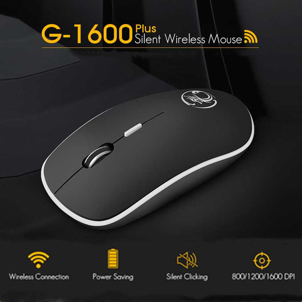 Ergonomic Mouse Wireless Mouse Computer Mouse PC USB Optical 2.4Ghz 1600 DPI Silent Mause Mini Noiseless Mice For PC Laptop Mac - emixco