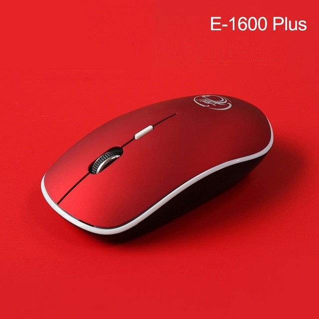 Ergonomic Mouse Wireless Mouse Computer Mouse PC USB Optical 2.4Ghz 1600 DPI Silent Mause Mini Noiseless Mice For PC Laptop Mac - emixco