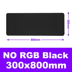 Gaming Mouse Pad Gamer RGB Mouse Pad Large Computer Mause Pad XXL Mousepad 900x400 Carpet Keyboard Desk Mat Backlight Mouse Pad - emixco