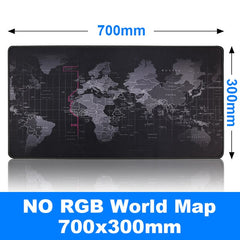 Gaming Mouse Pad Gamer RGB Mouse Pad Large Computer Mause Pad XXL Mousepad 900x400 Carpet Keyboard Desk Mat Backlight Mouse Pad - emixco
