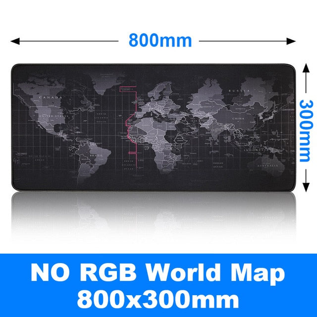 Gaming Mouse Pad Gamer RGB Mouse Pad Large Computer Mause Pad XXL Mousepad 900x400 Carpet Keyboard Desk Mat Backlight Mouse Pad - emixco