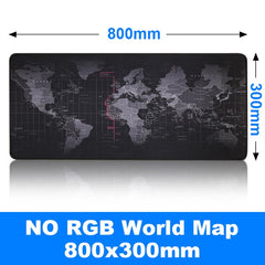 Gaming Mouse Pad Gamer RGB Mouse Pad Large Computer Mause Pad XXL Mousepad 900x400 Carpet Keyboard Desk Mat Backlight Mouse Pad - emixco